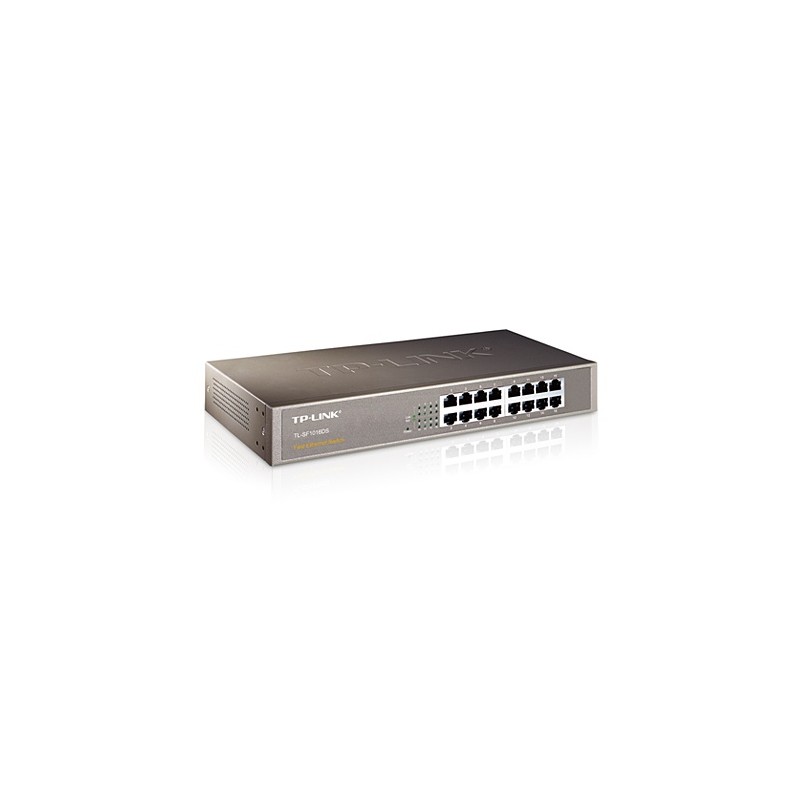 Switch TP-Link Fast Ethernet TL-SF1024D, 10/100Mbps, 4.8Gbit/s, 24 Puertos, 8000 Entradas – No Administrable