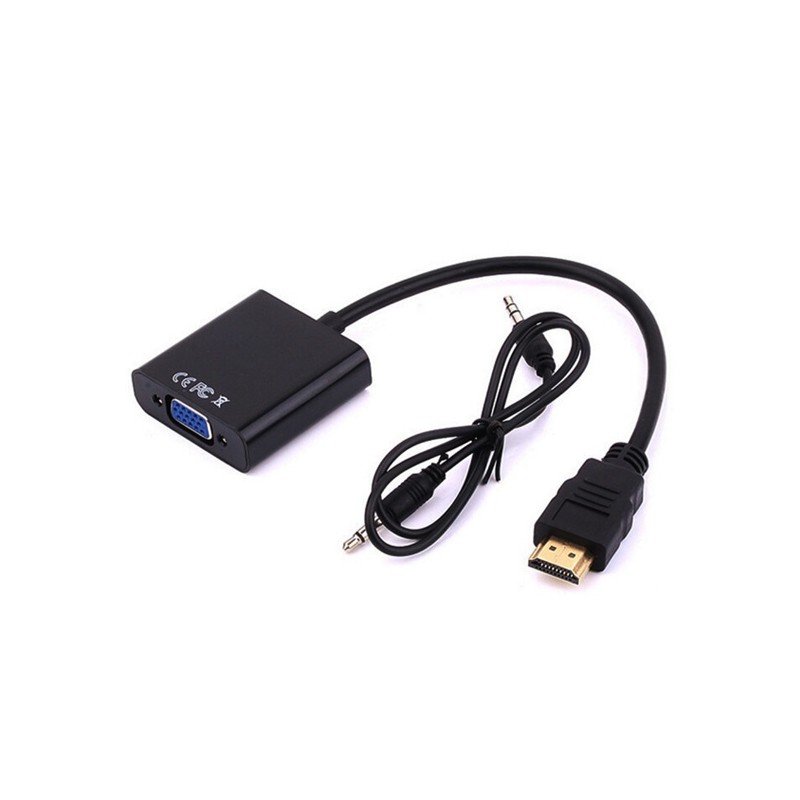 X-Case Convertidor HDMI - VGA, Negro hdmi - vga