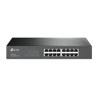 Switch TP-Link Gigabit Ethernet TL-SG1016D, 16 Puertos 10/100/1000Mbps, 32Gbit/s, 8000 Entradas – No Administrable