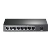 Switch TP-Link Gigabit Ethernet TL-SG1008P, 10/100/1000Mbps, 16Gbit/s, 8 Puertos, 8000 Entradas - No Administrable