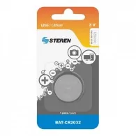 Pila Steren No Recargable Botón CR2032, 3V, 1 Pieza