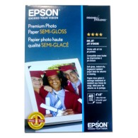 Papel Premium Photo Semi-Gloss, 20 Hojas De Tamaño Carta Epson S041331-Ml EPSON