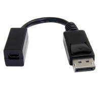 Cable Adaptador DisplayPort Macho - mini DisplayPort Hembra, 15cm, Negro StarTech.com