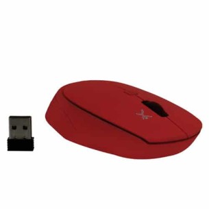 Mouse Perfect Choice PC-045045, Inalámbrico, USB, Rojo