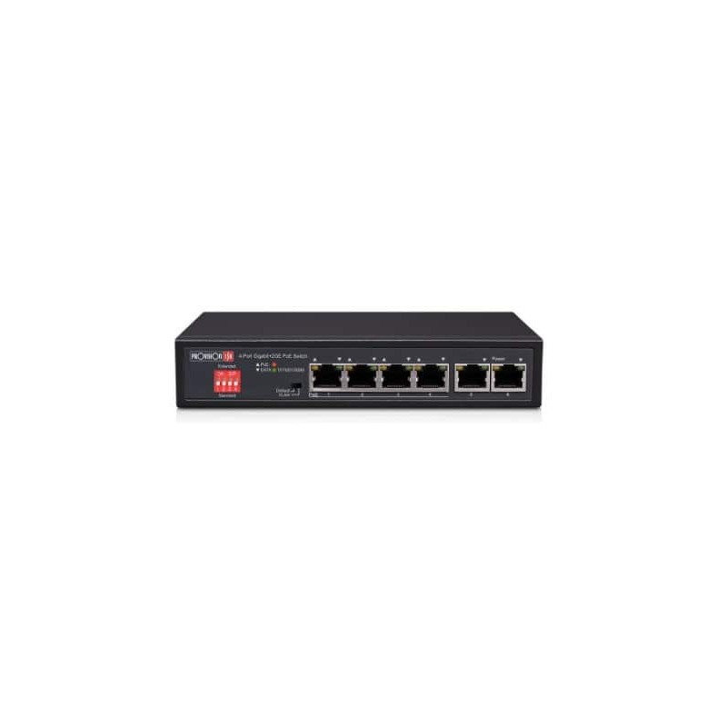 Switch Gigabit Ethernet Poes-0460G+1G(Hpd), 4 Puertos Poe 10/100/1000 + 1 Puerto Giga 1Gbps Pd Uplink, 2.000 Entra Jablotron Jablotron