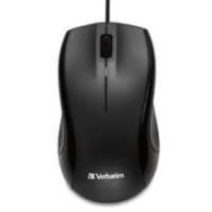 Mouse Verbatim Ergonomico 99728 ,1000 DPI, Alámbrico, Negro