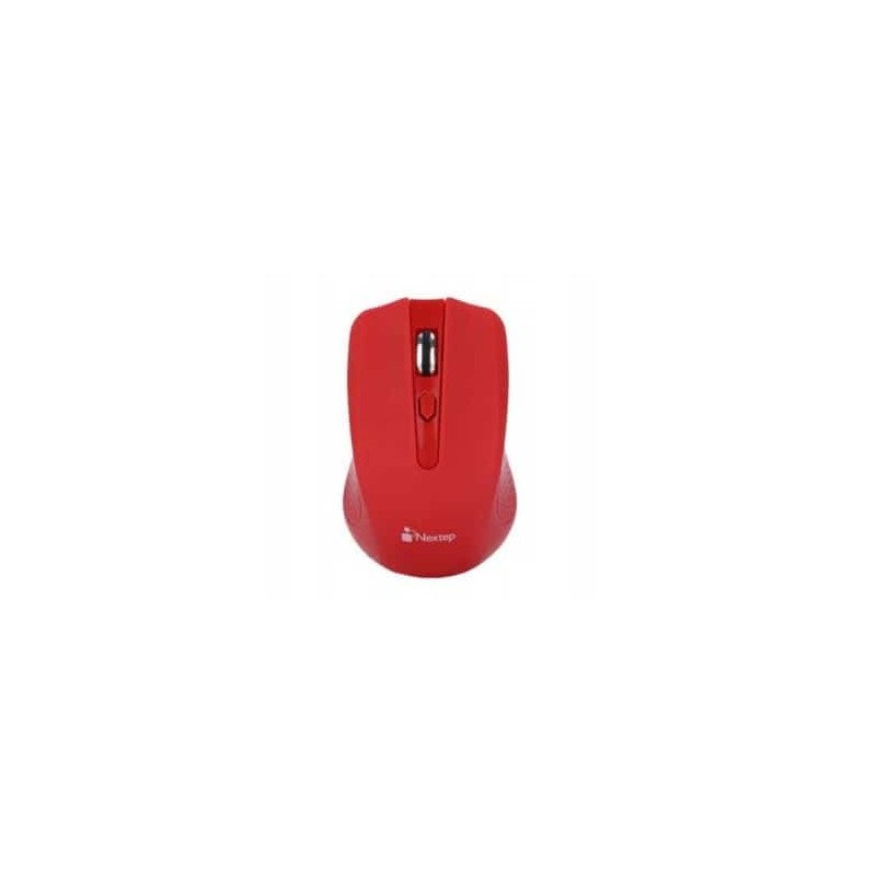 Mouse Nextep Óptico NE-411, Inalámbrico, RF, 1600DPI, Rojo