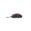 Mouse Verbatim Silent Corded, Alámbrico, USB, Violeta