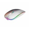 Mouse Gamer Nextep, Inalámbrico, RGB, Plata