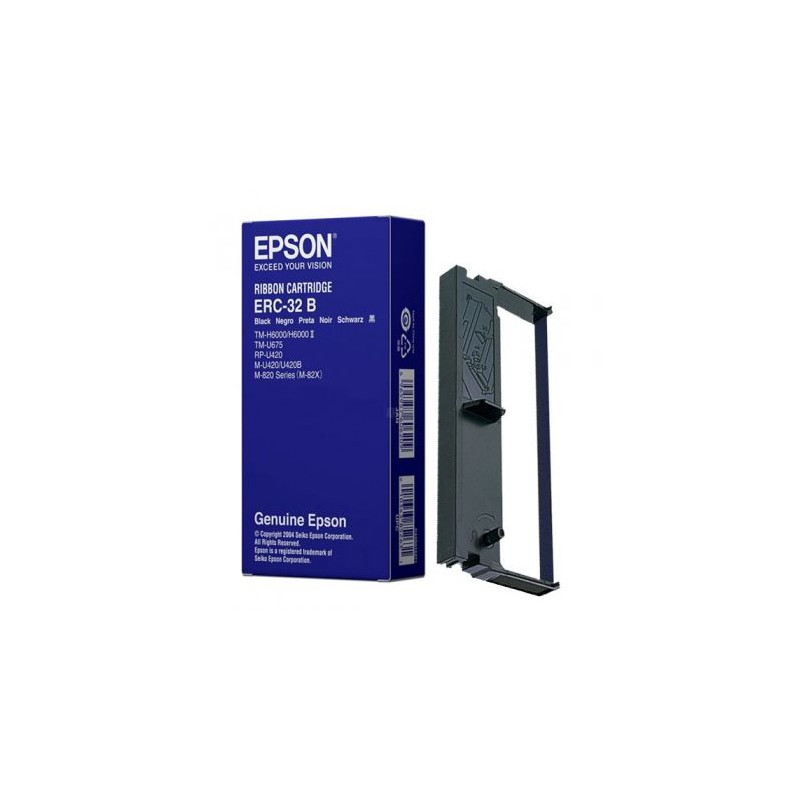 Cinta Epson ERC-32B, Negro