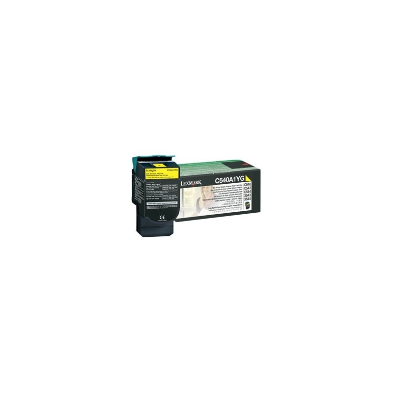 Tóner Marca Lexmark C540A1YG, Amarillo, Programa de Retorno