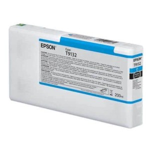 Tinta Epson T913200 Color Cian Capacidad de 200ml, Ultrachrome HD