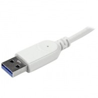 Hub Concentrador de 3 Puertos USB A 3.0 con Adaptador de Red Ethernet Gigabit