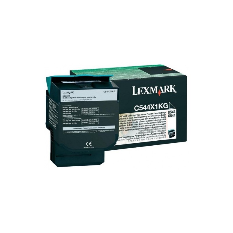 Tóner Lexmark C544X1KG, Negro, 6000 Páginas