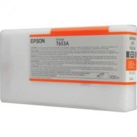 Tinta Epson T653A00, Naranja , 200ml, UltraChrome HDR