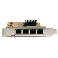 Tarjeta Pci Express Ethernet Gigabit De 4 Puertos Rj-45, Alámbrico, 2000 Mbit/S STARTECH