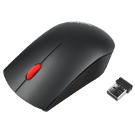 Mouse Lenovo Óptico, Inalámbrico, USB, 1200DPI, Gris, 4X30M56887