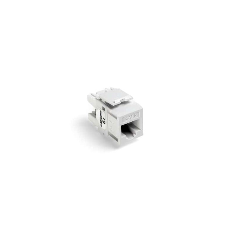 Jack de Red 61110-RW6 Quickport Cat6+ Leviton, Blanco