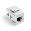 Jack de Red 61110-RW6 Quickport Cat6+ Leviton, Blanco