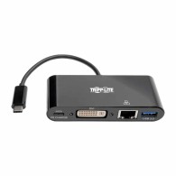 Tripp Lite Docking Station USB-C, 1x DVI-I,USB 3.0 A, U444-06N-DGUB-C