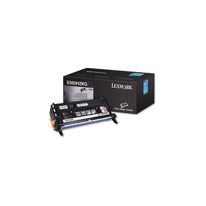 Tóner Lexmark X560H2KG Color Negro, Capacidad 10000 Paginas