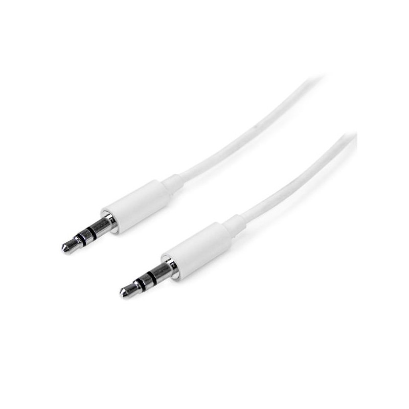 CABLE 2M AUDIO ESTEREO 3.5MM MINIJACK PLUG MACHO MACHO .