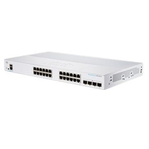 Switch Cisco Gigabit Ethernet Business 350-24T-4G, 24 Puertos 10/100/1000Mbps + 4 Puertos Sfp, 16.000 Entradas - Administrable