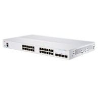 Switch Cisco Gigabit Ethernet Business 350-24T-4G, 24 Puertos 10/100/1000Mbps + 4 Puertos Sfp, 16.000 Entradas - Administrable CISCO