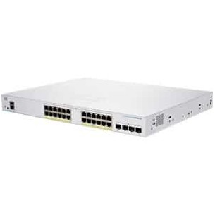 Switch Cisco Gigabit Ethernet Business 350, 24 Puertos Poe+ 10/100/1000Mbps + 4 Puertos Sfp+, 16.000 Entradas - Administrable