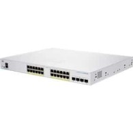 Switch Cisco Gigabit Ethernet Business 350, 24 Puertos Poe+ 10/100/1000Mbps + 4 Puertos Sfp+, 16.000 Entradas - Administrable CISCO