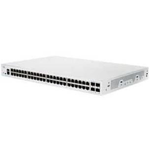 Switch Cisco Gigabit Ethernet Business 350, 48 Puertos 10/100/1000Mbps + 4 Puertos Sfp, 16.000 Entradas - Administrable