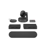 logitech Rally Plus de Vídeo Conferencia, Full HD, 30fps, 1 x Red (RJ-45) - USB