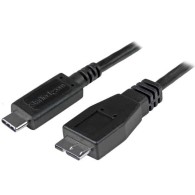 Cable USB C, Micro USB, Macho, 50cm, Negro StarTech.com