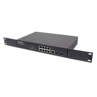 Switch Intellinet 561167 Gigabit Ethernet, 8 Puertos 10/100/1000Mbps + 2 Puertos SFP, 20 Gbit/s, 8192 Entradas - Gestionado