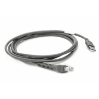 Zebra Cable USB Macho - EAS Macho - 2.1 Metros - Negro