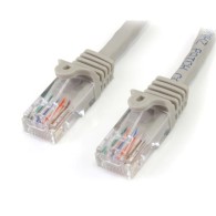 CABLE DE 4.5M CAT5E ETHERNET RJ45 GRIS - SIN ENGANCHES .