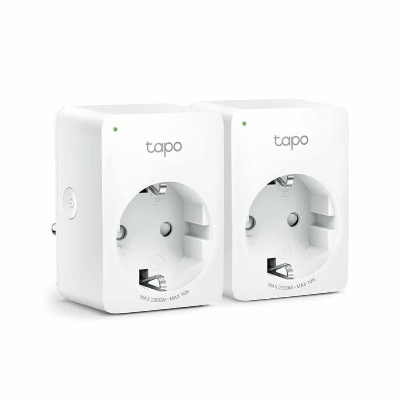 Smart Plug Tapo P100 Tp-Link, Wifi, 1 Conector, 2990W, 10A, Blanco, 2 Piezas TP-LINK TP-LINK