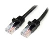 CABLE 5M DE RED ETHERNET CAT5E RJ45 SIN TRABA SNAGLESS NEGRO .