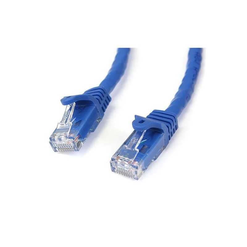 CABLE DE RED 2.1M CAT6 UTP RJ45 GIGABIT ETL SNAGLESS AZUL .