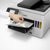 Multifuncional Canon Maxify GX7010 de Tinta Continua, Impresora, Copiadora, Escáner y Fax, Wi-Fi, Ethernet, USB.