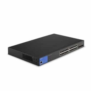 Switch Gigabit Ethernet Lgs328Mpc, 24 Puertos Poe+ 10/100/1000Mbps + 4 Puertos 10G Sfp+, 128 Gbit/S, 16000 Entradas - Ad LINKSYS
