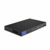 Switch Gigabit Ethernet Lgs328Mpc, 24 Puertos Poe+ 10/100/1000Mbps + 4 Puertos 10G Sfp+, 128 Gbit/S, 16000 Entradas - Ad LINKSYS LINKSYS