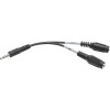 Tripp Lite Cable P318-06N-MFF Divisor de Audífonos 3.5mm Macho - 2x 3.5mm Hembra, 15cm, Negro