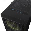 Gabinete Hollow 2500 Yeyian con Ventana, Midi Tower, ATX/EATX/ITX/Micro ATX, USB 3.2, sin Fuente, Negro