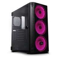 Gabinete Hollow 2500 Yeyian con Ventana, Midi Tower, ATX/EATX/ITX/Micro ATX, USB 3.2, sin Fuente, Negro