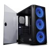 Gabinete Hollow 2500 Yeyian con Ventana, Midi Tower, ATX/EATX/ITX/Micro ATX, USB 3.2, sin Fuente, Negro