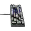 Teclado Gamer AKIL S3500 Yeyian RGB, Teclado Mecánico, Switch Blue, Alámbrico, Negro (Español)