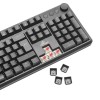 Teclado Gamer YTM-28207R Yeyian Asward Series 3000 RGB, Teclado Mecánico, Switch Red, Alámbrico, Negro (Español)