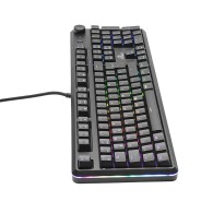 Teclado Gamer YTM-28207R Yeyian Asward Series 3000 RGB, Teclado Mecánico, Switch Red, Alámbrico, Negro (Español)