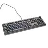 Teclado Gamer YTM-28208B Yeyian Asward Series 3000 RGB, Mecánico, Switch Blue, Alámbrico, Negro (Español)